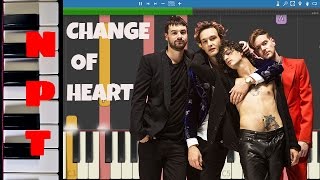 The 1975 - Change of Heart - Piano Tutorial - Instrumental Remix chords