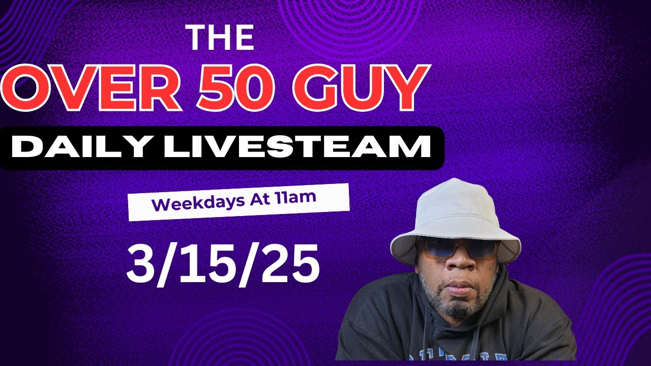 TheOver50Guy is live!( IT ALL STARTS IN YOUR MIND)