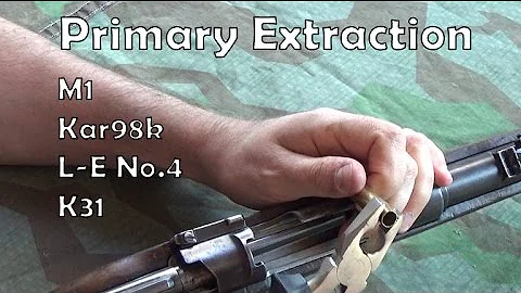 Primary Extraction: A Blokesplainage With M1, Kar98k, Lee-Enfield No.4 and K31