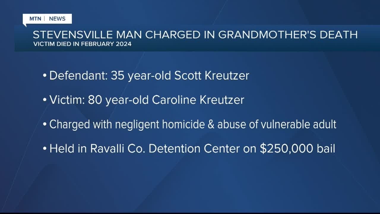 Stevensville man accused of negligent homicide in grandmother's death ...