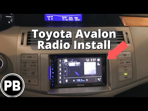 2005 - 2010 Toyota Avalon 라디오 설치