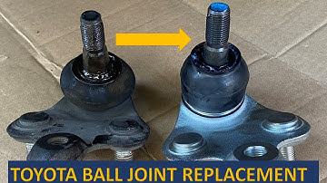 How to Diagnose and Replace Bad Front Lower Ball Joint on a Toyota