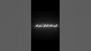 هو الله الذي لا اله الا هو الملك / قران كريم / ياسر الدوسري / سورة الحشر / كرومات شاشه سوداء