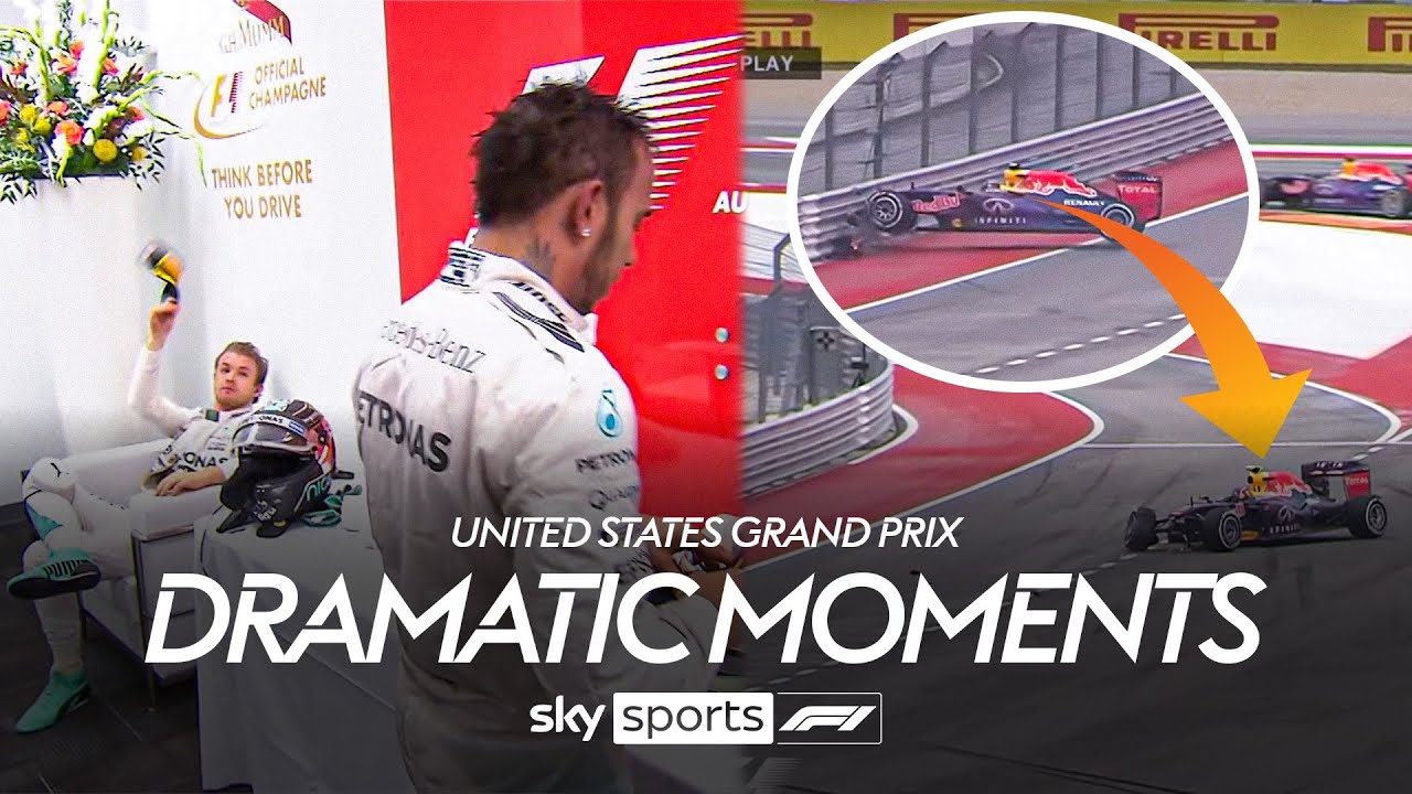 The most DRAMATIC moments from the United States Grand Prix 😲 - YouTube