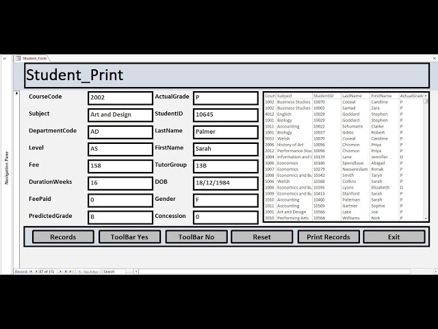 Student Records