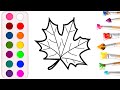 drawing leaves for children / bolalar uchun barg chizish