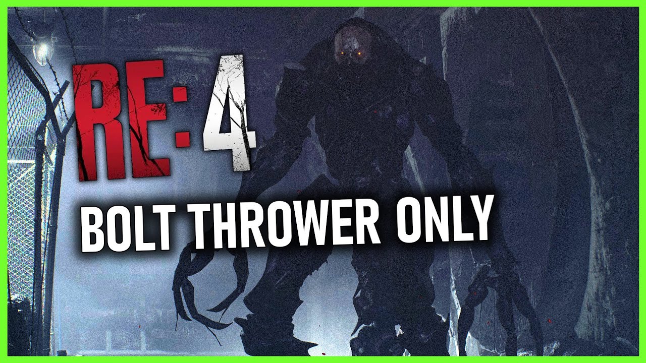 Resident Evil 4 Remake: Verdugo Boss Fight - BOLT THROWER ONLY - Professional Mode