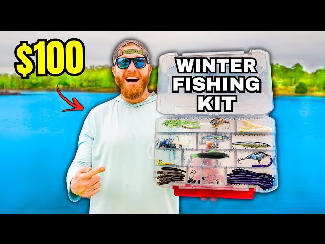 $100 ULTIMATE Winter Fishing Kit CHALLENGE (1v1) 