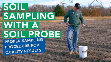 Soil Sampling With a Soil Probe