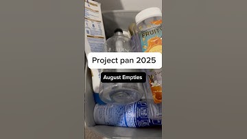 Products I’ve used up | August Empties | Project pan 2025 #shorts