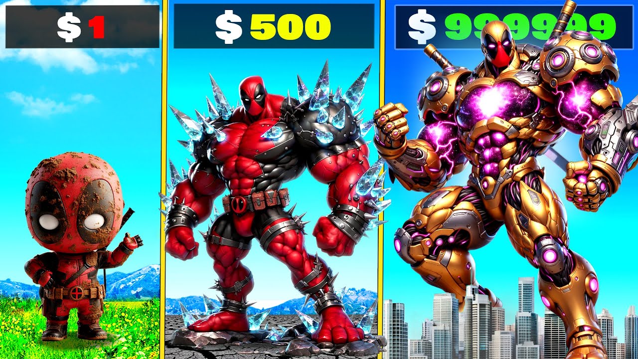 $1 to $1,000,000 Deadpool in GTA 5