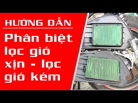 Video Phân biệt lọc gió xe máy Honda Sh xịn và hàng nhái -... - youtube