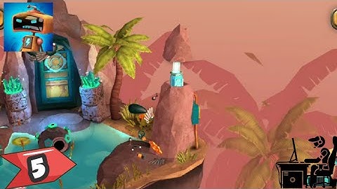 Tiny robots Recharged | level 5 | gameplay walkthrough