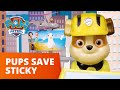 Rubble and Marshall Save the Sticky Turbots🐶 - PAW Patrol Toy Pretend Play Rescue for Kids