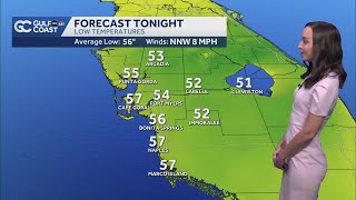 Seasonal and dry Wednesday night for Southwest Florida