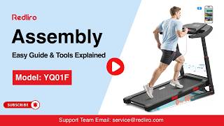 Step-by-Step Redliro Treadmill YQ01F Assembly | Easy Guide & Tools Explained