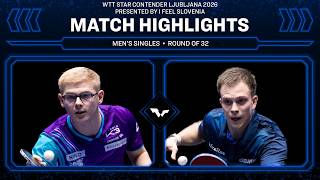 Felix Lebrun vs Vladimir Sidorenko | MS R32 | #WTTLjubljana 2026