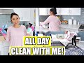 ALL DAY DAY CLEAN + ORGANIZE WITH ME! | Spring Clean With Me 2019!