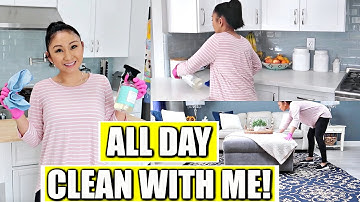 ALL DAY DAY CLEAN + ORGANIZE WITH ME! | Spring Clean With Me 2019!