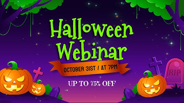 Free Gradient Halloween Season Celebration Promo Video Template (Customizable) - FlexClip