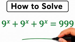 Nice_Exponent_Math_Simplification___Find_the_Value_of_X