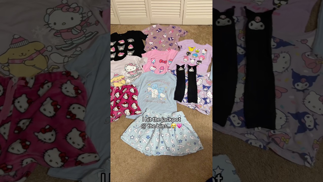Покупка вещей Hello Kitty в секонд-хенде💗⬆️ 