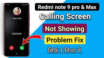 Redmi Note 9, 9 Pro Incoming Call Not Showing Solution | Redmi Note 9 Pro Call Settings