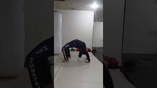 Handstand to bridge/head touch #challenge #mafclub #viral #womenempowerment #fearless #girl #bridge