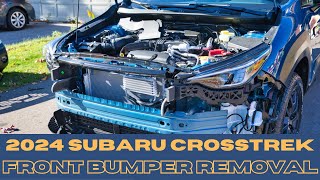 How to remove the front bumper on a 2024 Subaru Crosstrek