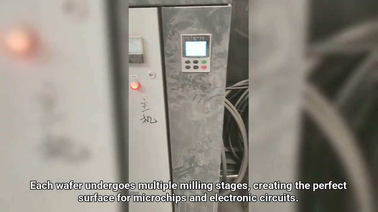 Quartz milling machine for silicon wafer production