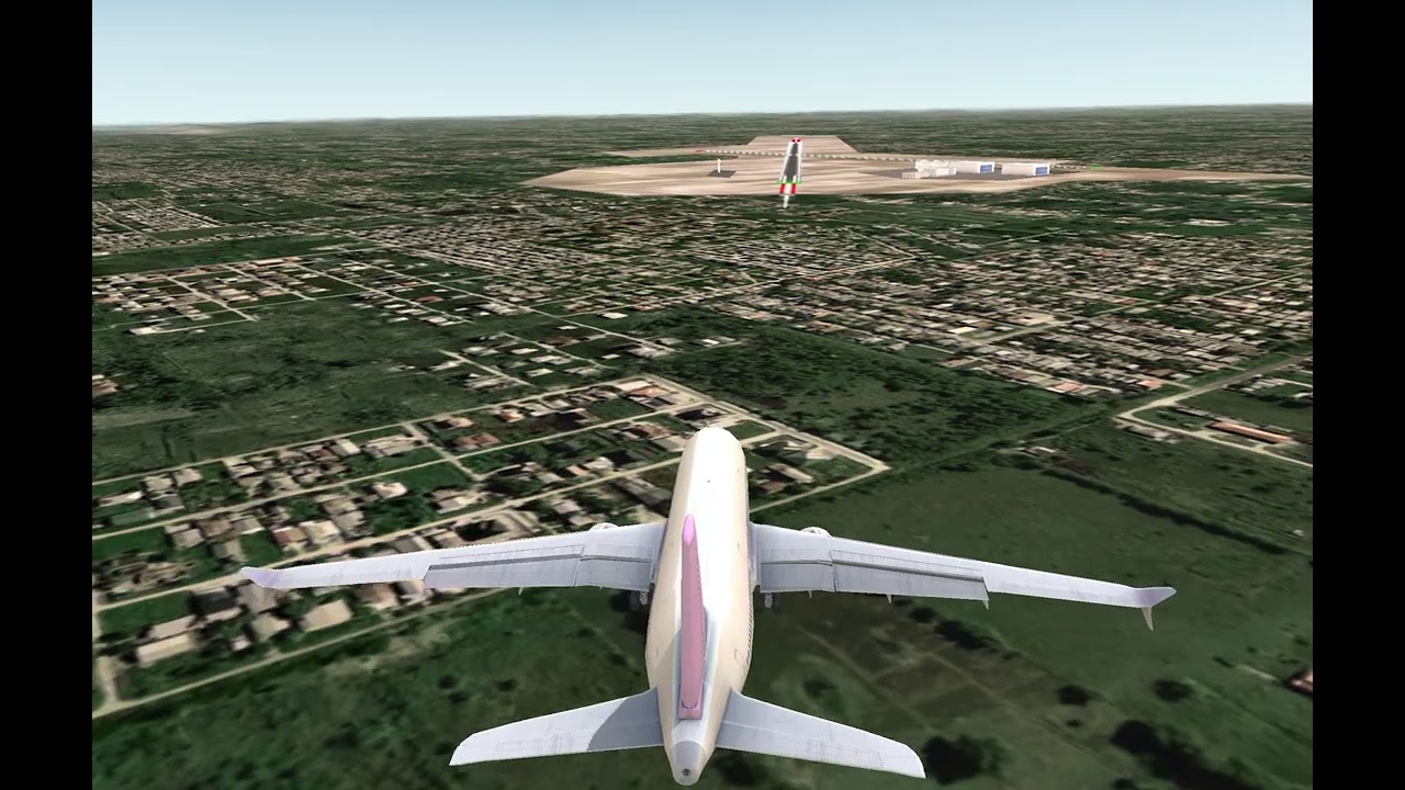 [Airline Commander］A320 Landing 落地#pilot #a320 #landing #airbus #airlinecommander #決勝時刻M生存戰鬥機飛行員