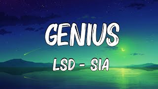 LSD - Genius (Lyrics) ft. Sia, Diplo, Labrinth ..Hot Lyrics 2023 LSD - Genius (Lyrics) ft. Sia, Diplo, Labrinth ..Hot Lyrics 2023