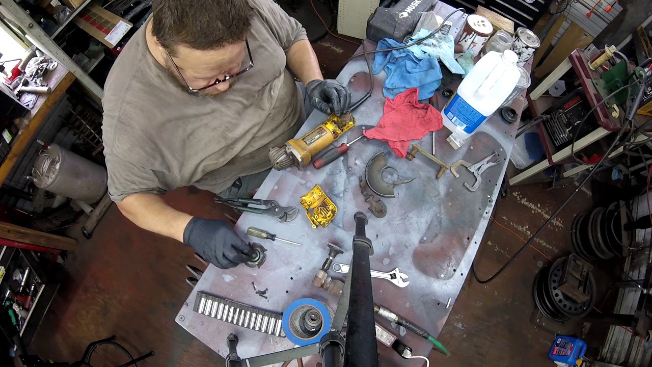 Dewalt Grinder melt down YouTube