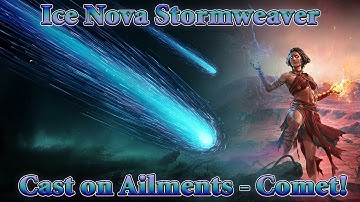 PoE 2 Builds:  Ice Nova and Cast on Ailments Stormweaver