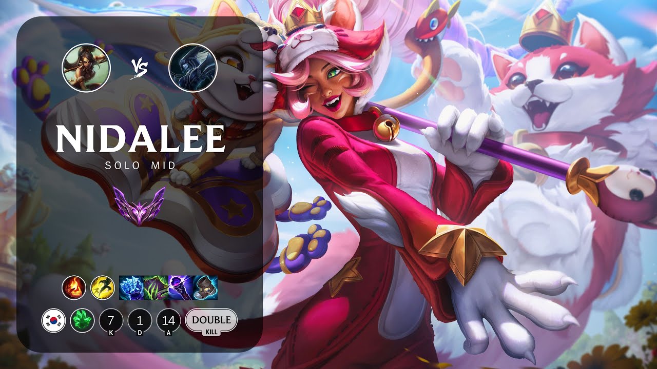 Nidalee Mid vs Lissandra - KR Master Patch 13.9