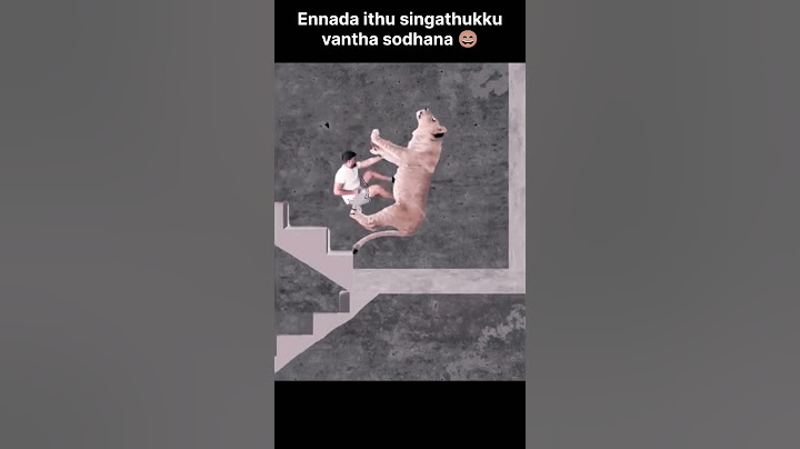 Ennada ithu singathukku vantha sodhana #ytshorts #funny #trending