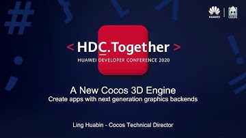 A New Cocos 3D Engine - Huabin Ling, Technical Director at Cocos | HDC 2020