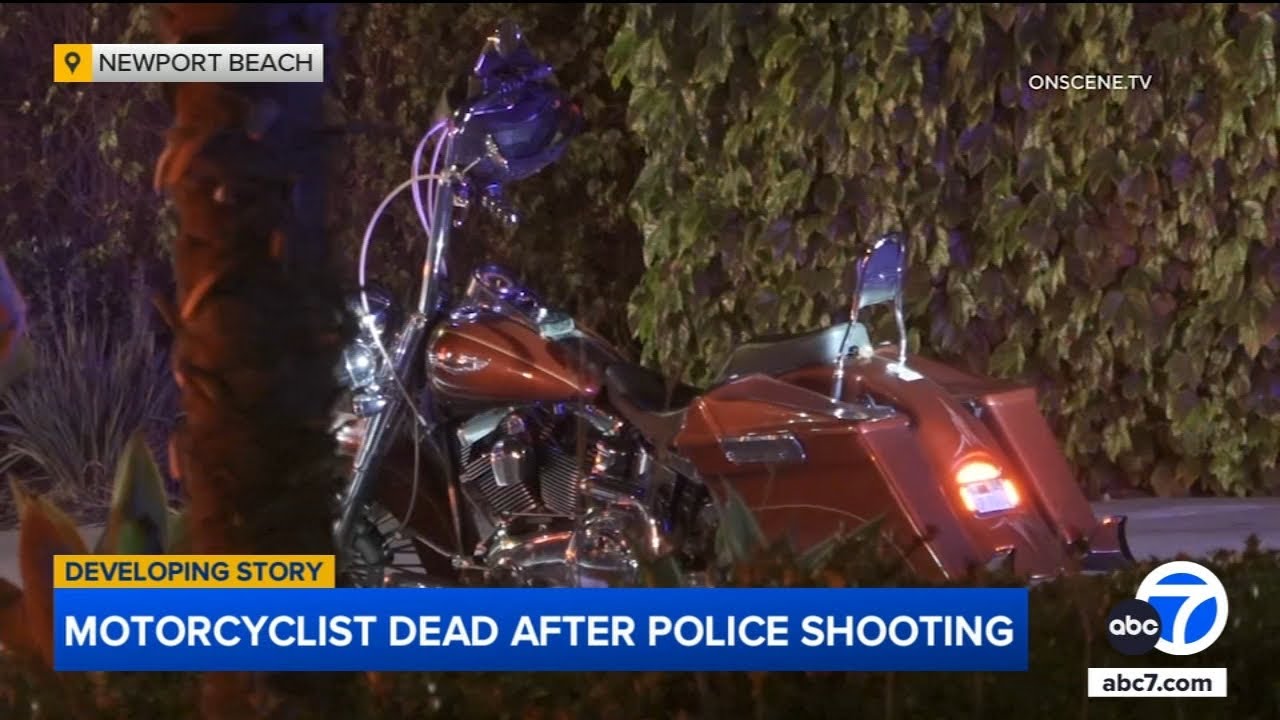 Police shoot, kill motorcyclist in Newport Beach