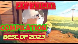 Fat animals - farm animals get fat- the animation - Balloon Farm Funny cartoon- HD