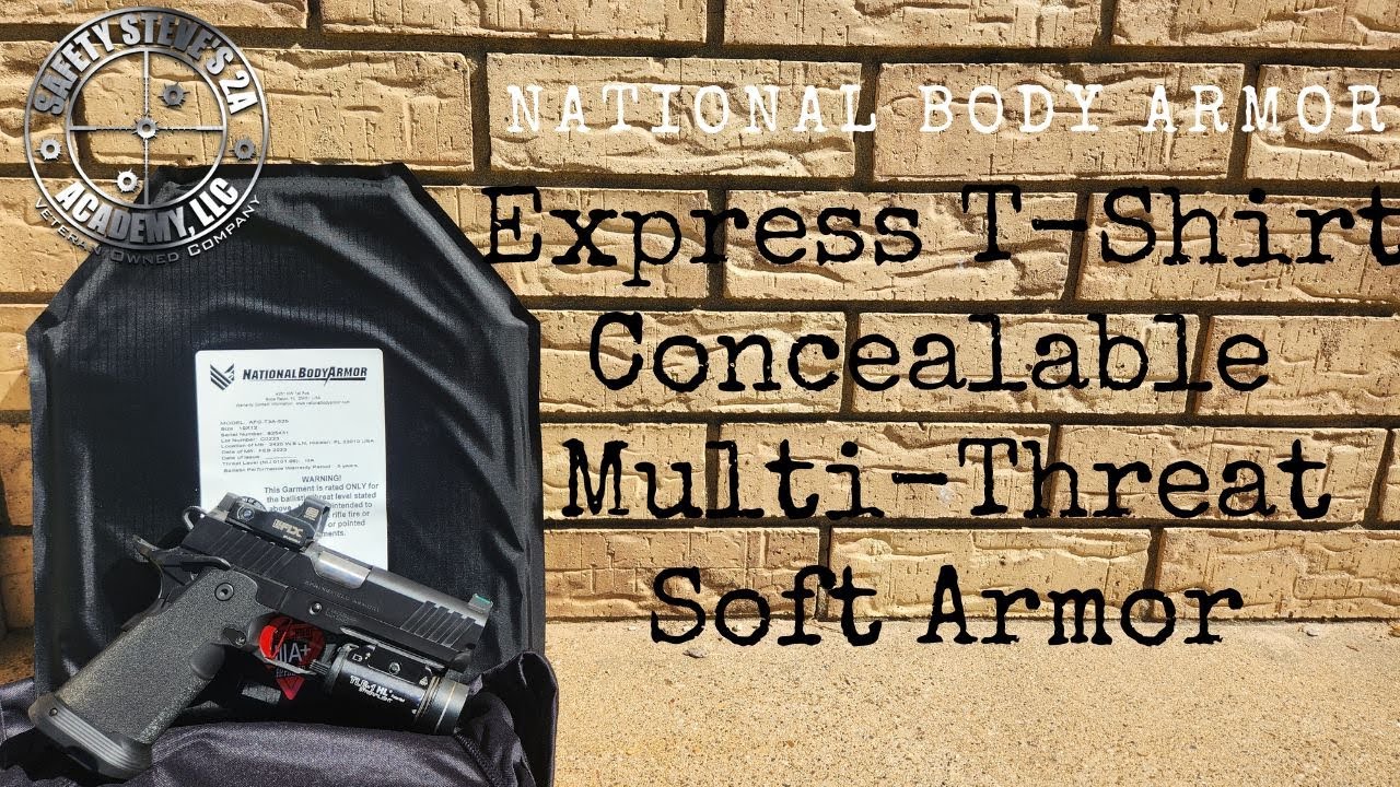 National Body Armor // Express TShirt Concealable MultiThreat//The