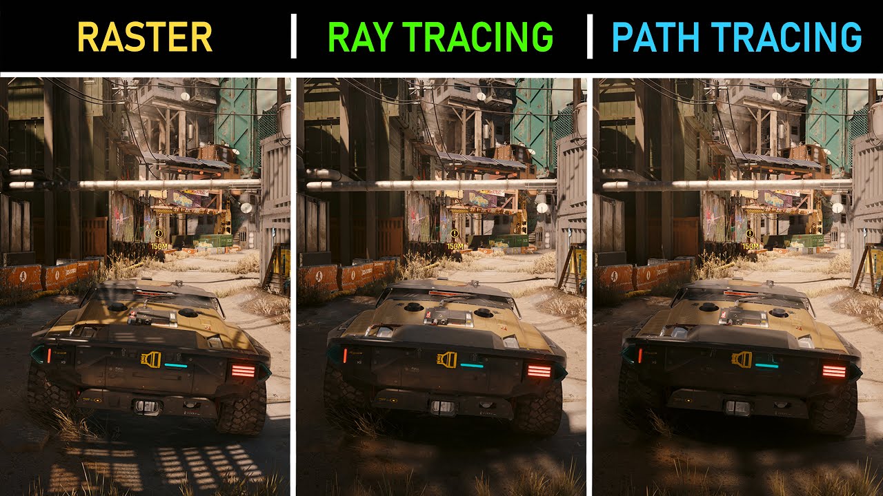 Can you REALLY SEE the difference? Raster vs Ray Tracing vs Path Tracing - YouTube