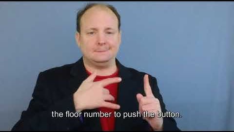 deaf hearing communications in elevator