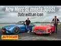 New mercedes amg sl55 meets original 300sl roadster  meet the ancestors  feature  autocar india