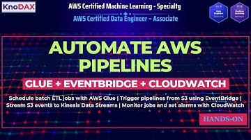 Automate Data Workflows on AWS | Glue Workflows, EventBridge, and CloudWatch Hands-On