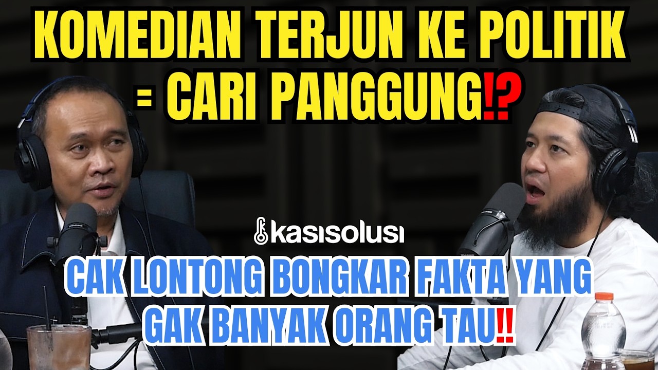 Komedian Masuk Politik: Cari Panggung atau Peluang⁉️ Cak Lontong Bongkar Alasan Jadi Komisaris Ancol