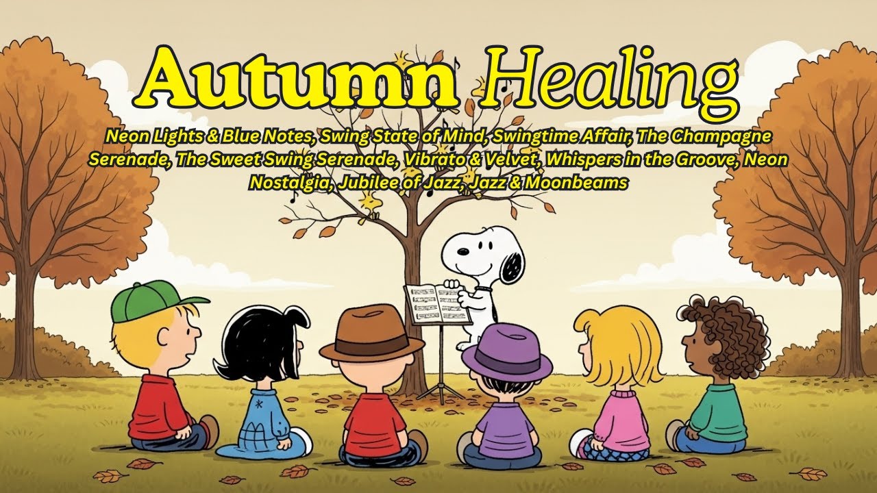 A Cozy Winter with Snoopy ☕❄️ Relaxing Jazz & Peaceful Holiday Moments - Snoop Jazz