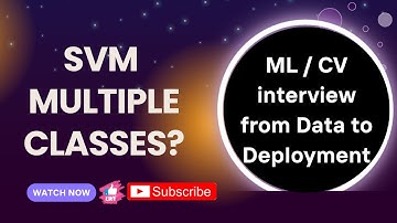 SVM Multi Class Classification EXPLAINED!  Crack Data Science Interviews