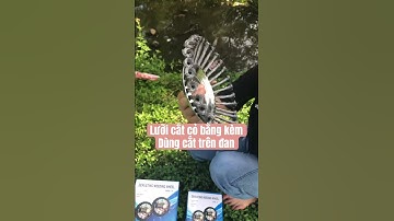 Lưỡi cắt cỏ bằng kẽm trên đan 🎏