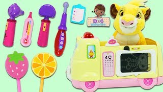 Disney Lion King Simba Visits Doc McStuffins Toy Ambulance Hospital! screenshot 3