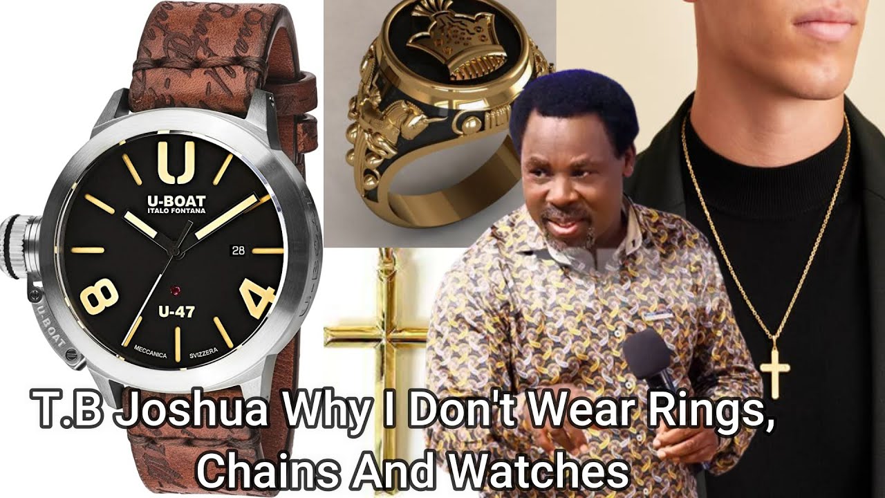 T.B Joshua; Why I Don't Wear Rings, Chains And Watches YouTube